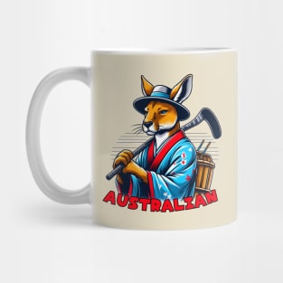 Ice hockey kangaroo Mug